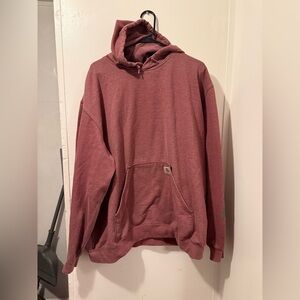Carhartt Men's Brick Red Hoodie